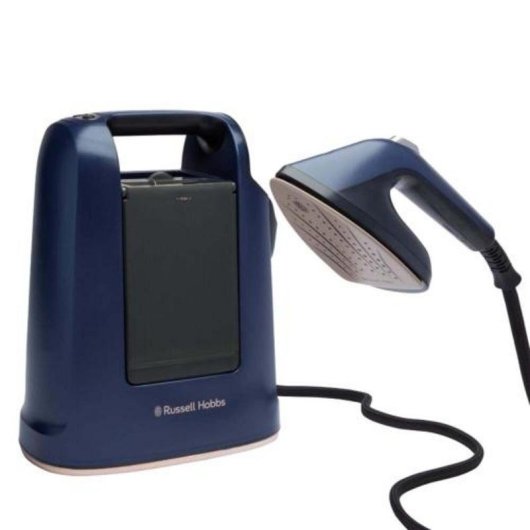 Dampfbuegeleisen SteamGlide 1700W Russell Hobbs blau, Edelstahlsohle