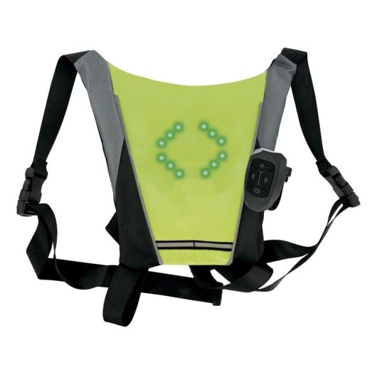 Chaleco de seguridad T'nB Urban Moov con LED y mando a distancia Amarillo/Negro