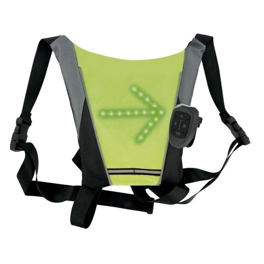 Chaleco de seguridad T'nB Urban Moov con LED y mando a distancia Amarillo/Negro
