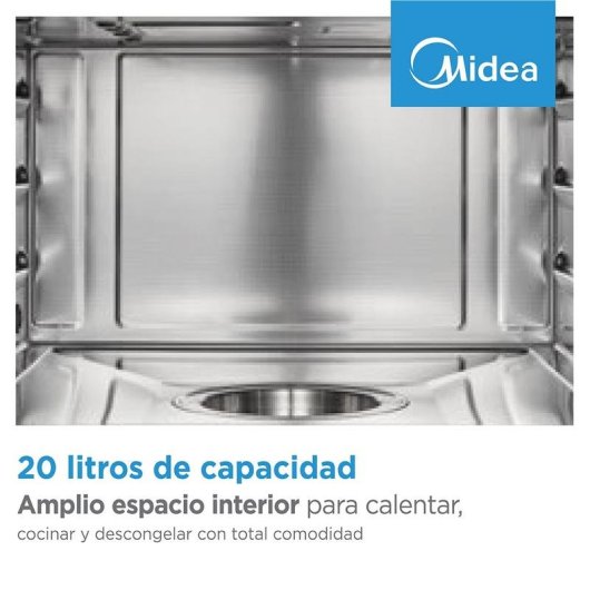 Microondes Midea MM20CF2E 20 litres Contrôle mécanique 5 niveaux cuisson