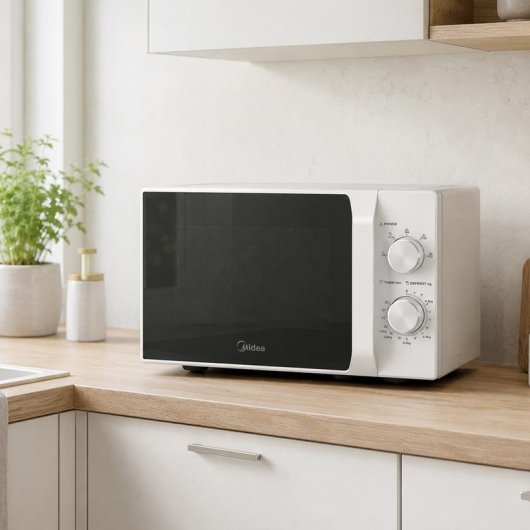 Microondes Midea MM20CF2E 20 litres Contrôle mécanique 5 niveaux cuisson