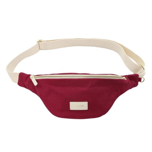Sac banane CASYX FNP-M-CL-0003 coton biologique rouge Toscane