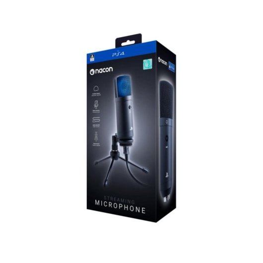 Microfone Nacon NA373011 USB para streaming com tripé e mute