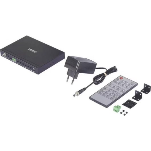Switch HDMI SpeaKa Professional SP-13596616 4x1 Quad Multiviewer con mando y 8 modos