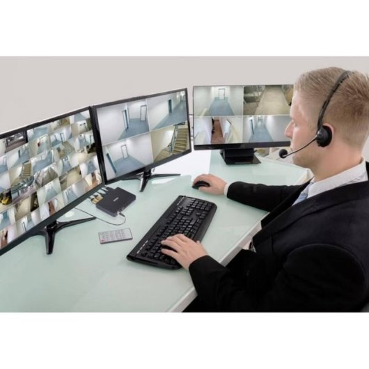 Switch HDMI SpeaKa Professional SP-13596616 4x1 Quad Multiviewer con mando y 8 modos