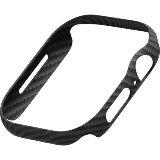 Funda Pitaka Air Case para Apple Watch 10/11 46 mm aramida negra y gris