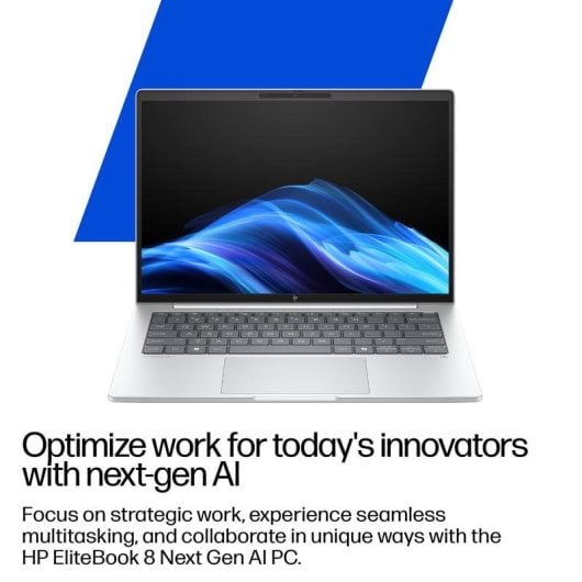 HP EliteBook 8 G1i Portatile 14" Intel Core Ultra 7 16GB 512GB SSD 256V Grafica Intel Arc Windows 11 Pro Display antiriflesso