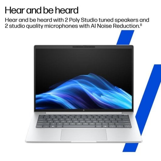 HP EliteBook 8 G1i Portatile 14" Intel Core Ultra 7 16GB 512GB SSD 256V Grafica Intel Arc Windows 11 Pro Display antiriflesso