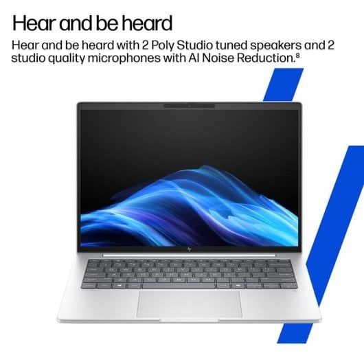 HP EliteBook 8 G1i Portatile 14" Intel Core Ultra 7 16GB 512GB SSD 256V Grafica Intel Arc Windows 11 Pro Display antiriflesso