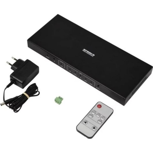 Conmutador HDMI SpeaKa Professional SP-HDPS-300 5 entradas 4K 60 Hz
