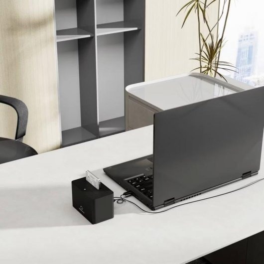 Estação de Ancoragem Renkforce RF-6874414 USB-A 3.0 5 Gbit/s 36W Preta