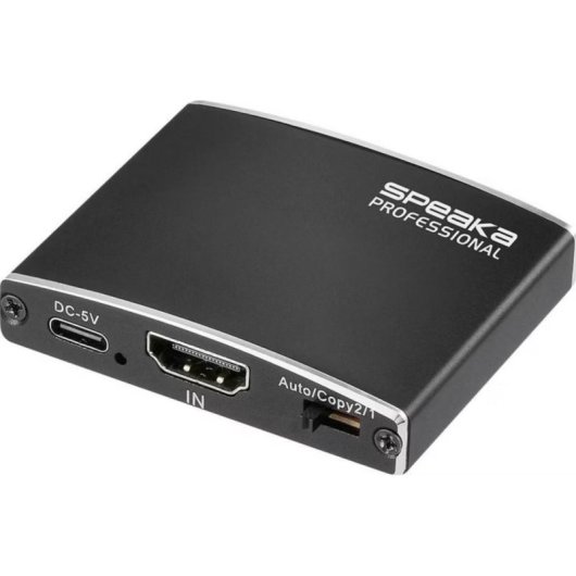 HDMI Splitter SpeaKa Professional 4K USB-C 2 Ausgänge