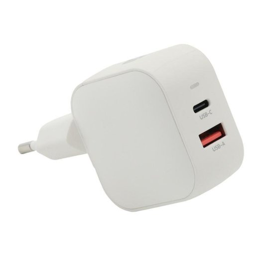 Chargeur mural INOVU ICU1A1C35WG USB-C 35W GaN compact blanc