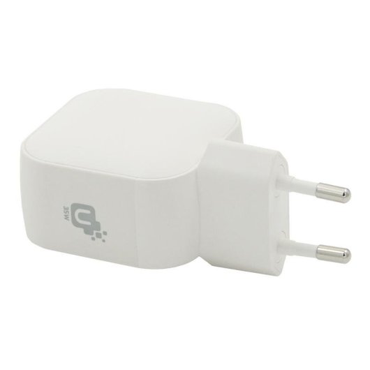Chargeur mural INOVU ICU1A1C35WG USB-C 35W GaN compact blanc