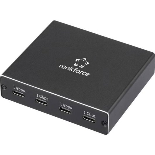 Splitter USB-A a USB-C Renkforce 4 Porte Gigabit Ethernet
