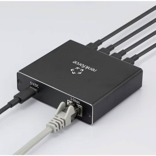 Splitter USB-A a USB-C Renkforce 4 Porte Gigabit Ethernet