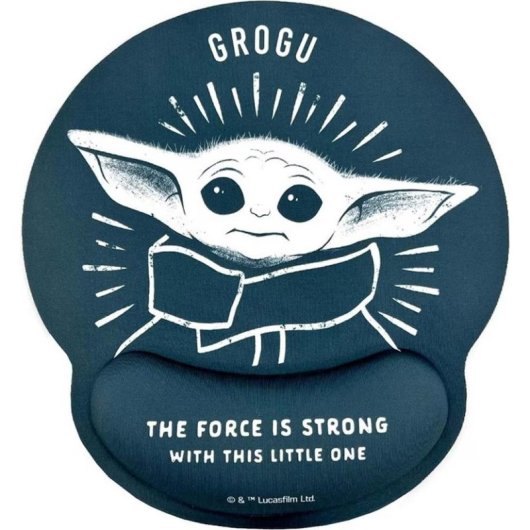 Tapete de rato ergonomico Wondee Grogu Yoda XXL Star Wars