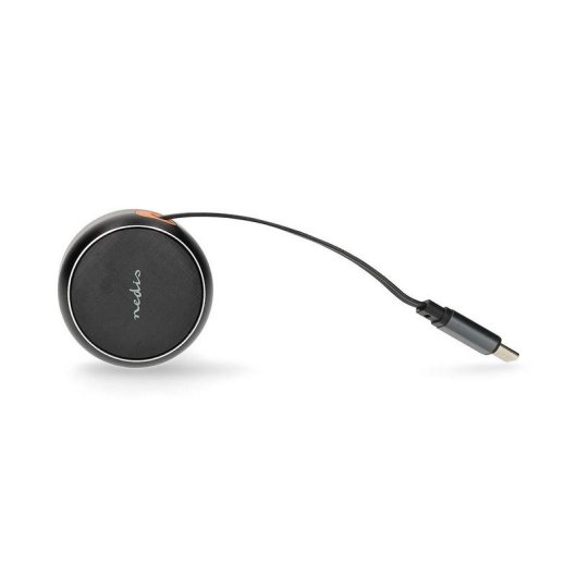 Ladegeraet Zigarettenanzuender NEDIS CCH1C30WBK USB-C ausziehbar