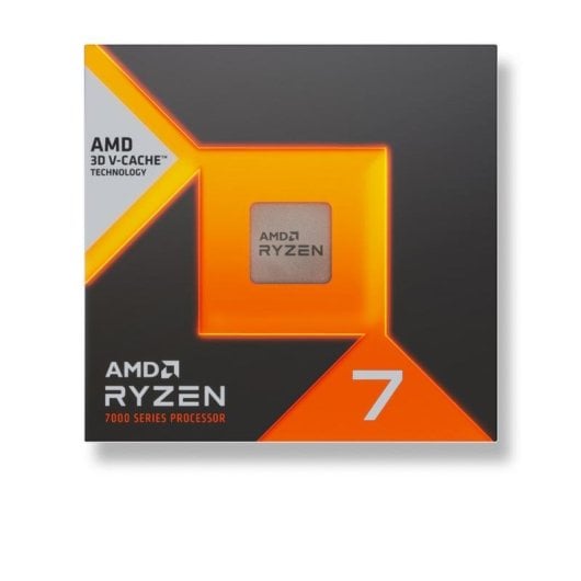Procesador AMD Ryzen 7 7700X3D 8 núcleos 4 GHz base 4,5 GHz turbo 3D V-Cache