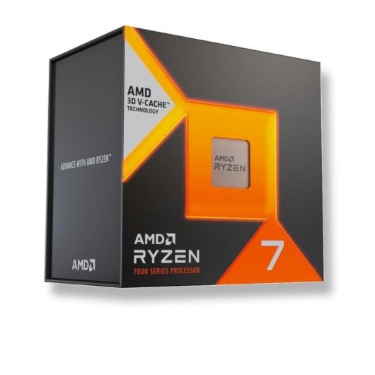 Procesador AMD Ryzen 7 7700X3D 8 núcleos 4 GHz base 4,5 GHz turbo 3D V-Cache