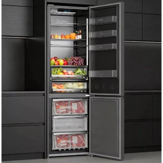 Frigorífico Combi Infiniton FGC-405C20DAN Total No Frost 200cm 405L A Dark Inox