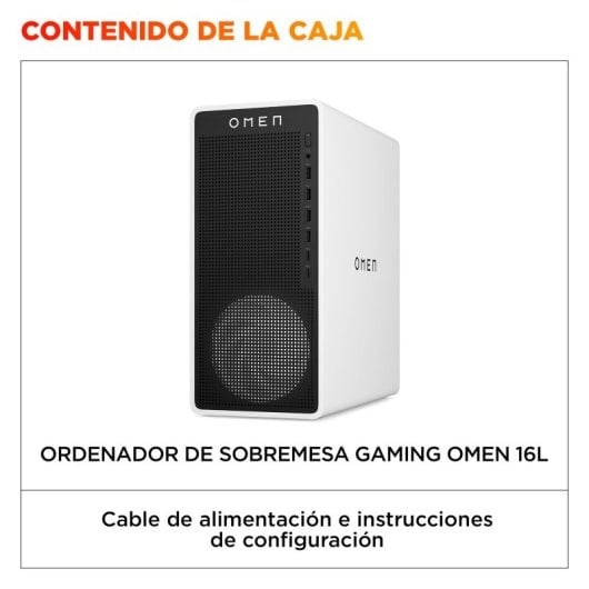PC Sobremesa HP OMEN 16L TG03-0111ns Intel Core Ultra 5-225F 32GB 1TB SSD RTX 5060 Ti Windows 11 WiFi6E