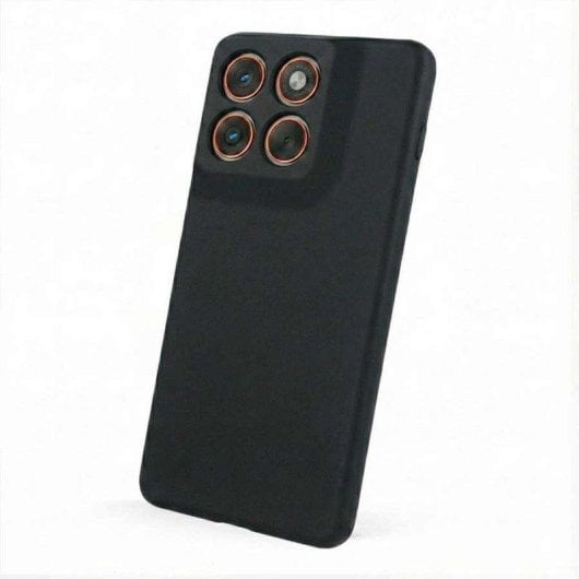Capa ultra suave La Casa de las Carcasas preta para Motorola Edge 70