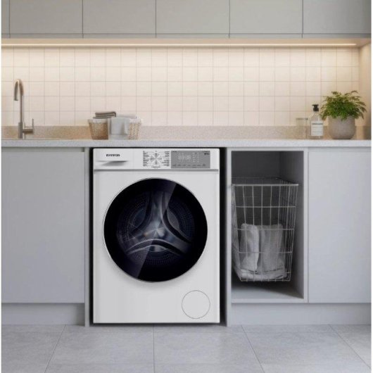 Lavasecadora Infiniton 8 kg A/D WSD-A85e con motor inverter y vapor care
