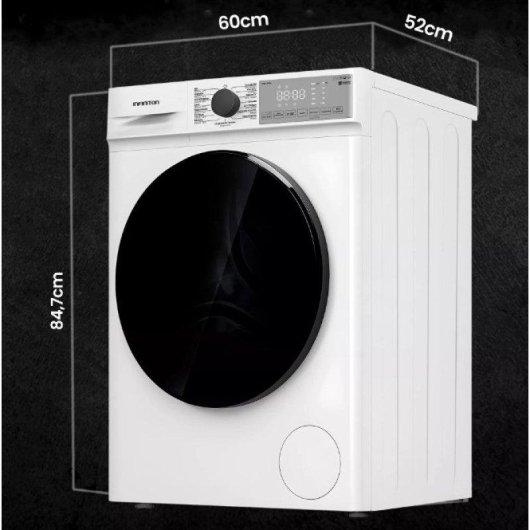 Lavasecadora Infiniton 8 kg A/D WSD-A85e con motor inverter y vapor care