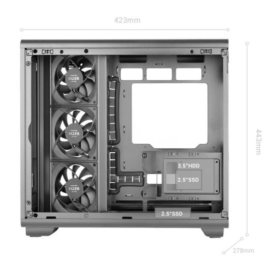 Case ATX Mars Gaming MC-REVPRO LCD 4,3 ARGB