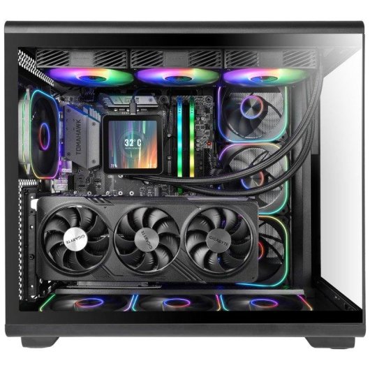ATX Gehaeuse Mars Gaming MC-REVPRO LCD 4,3 ARGB