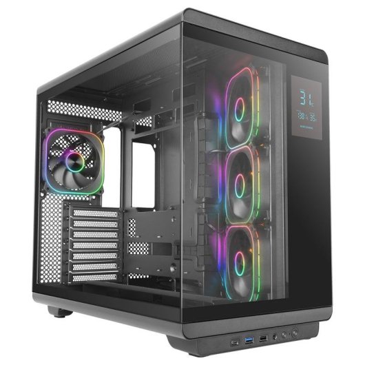 ATX Gehaeuse Mars Gaming MC-REVPRO LCD 4,3 ARGB