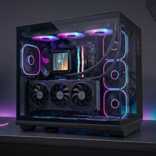 ATX Gehaeuse Mars Gaming MC-REVPRO LCD 4,3 ARGB