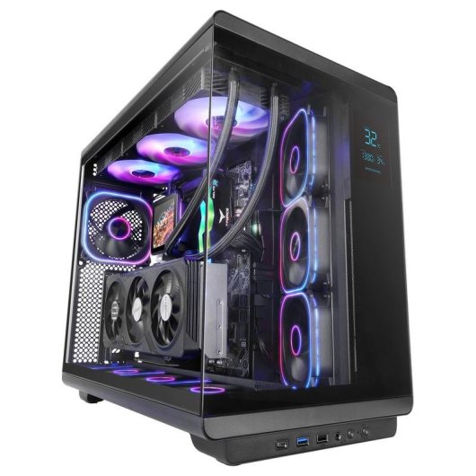 ATX Gehaeuse Mars Gaming MC-REVPRO LCD 4,3 ARGB