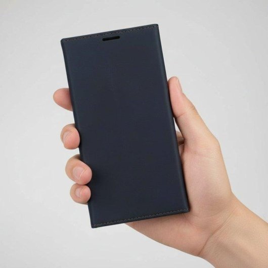 Funda para móvil La Casa de las Carcasas Libro Premium Gris para Samsung Galaxy S26 Ultra