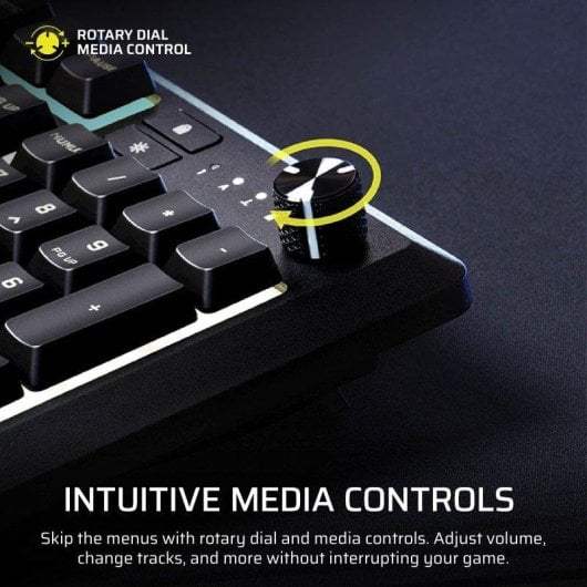 Teclado Corsair SKIFF 100 membrana resistente IP53 com iluminação RGB 10 zonas