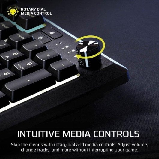 Tastatur Corsair SKIFF 100 PLUS Membran RGB 10 Zonen mit programmierbaren G-Tasten