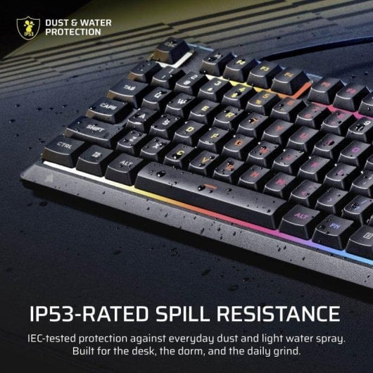 Tastatur Corsair SKIFF 100 PLUS Membran RGB 10 Zonen mit programmierbaren G-Tasten