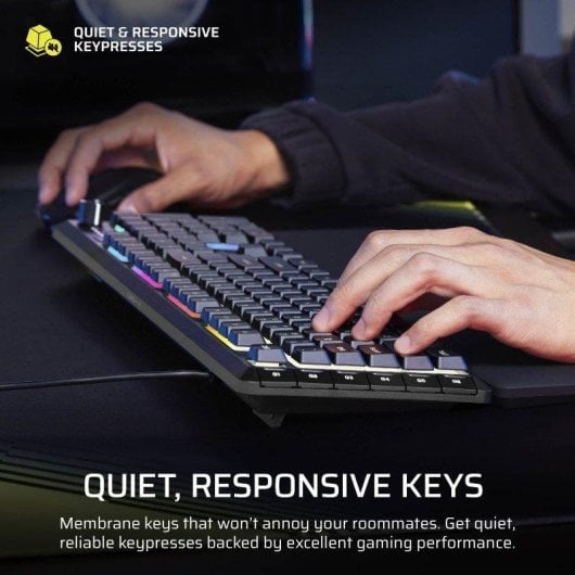 Tastatur Corsair SKIFF 100 PLUS Membran RGB 10 Zonen mit programmierbaren G-Tasten