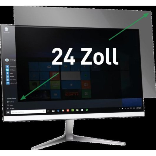 Filterschutz Leitz Privatsphäre Monitor 24 16:10 Anti-reflektierend