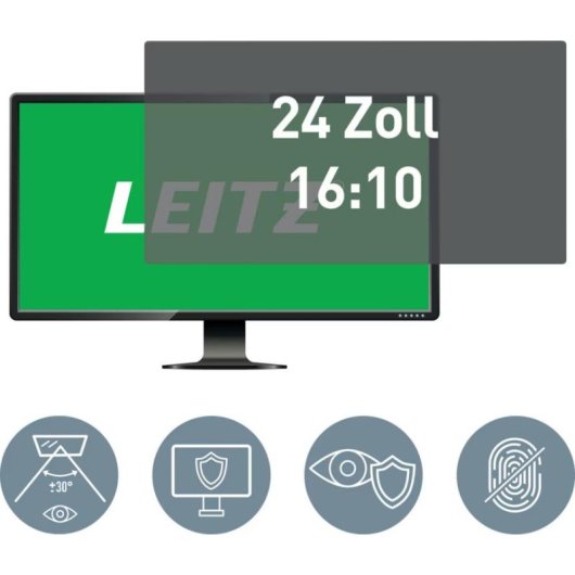 Filterschutz Leitz Privatsphäre Monitor 24 16:10 Anti-reflektierend