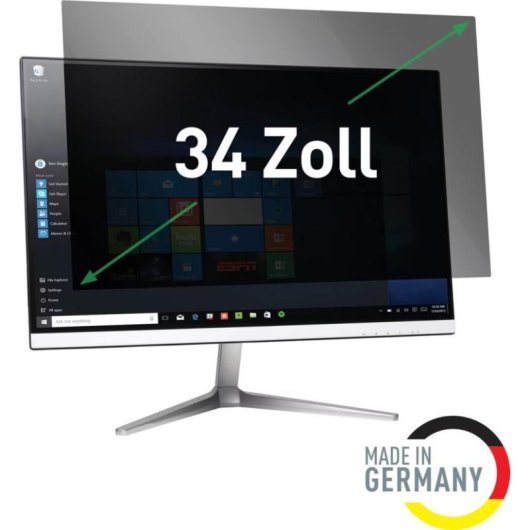 Leitz Blickschutzfolie 34 Zoll 21:9 Anti-Reflex Blaulicht