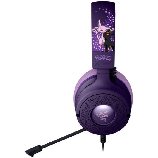 Auriculares Razer Kraken V4 X con cable USB-C y USB-A gaming RGB Espeon & Umbreon