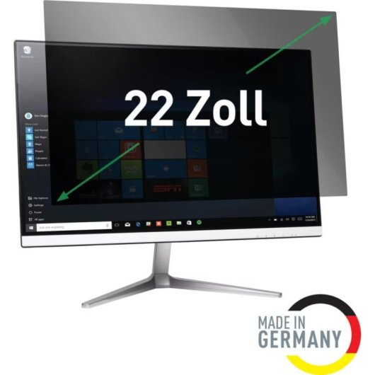 Filtre de confidentialité Leitz 22'' 16:10 Anti-reflets Lumiere bleue