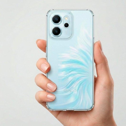 Handyhülle La Casa de las Carcasas Silikon TPU Transparent für Oppo Reno 14