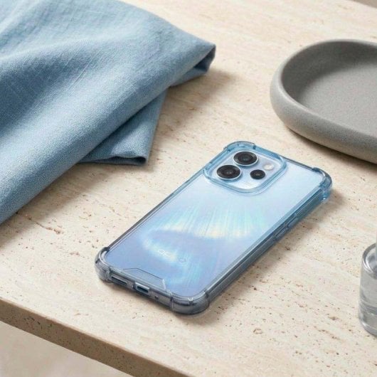 Funda para móvil La Casa de las Carcasas Bumper Reforzada Silicona Transparente Degradada para Oppo Reno 15fs