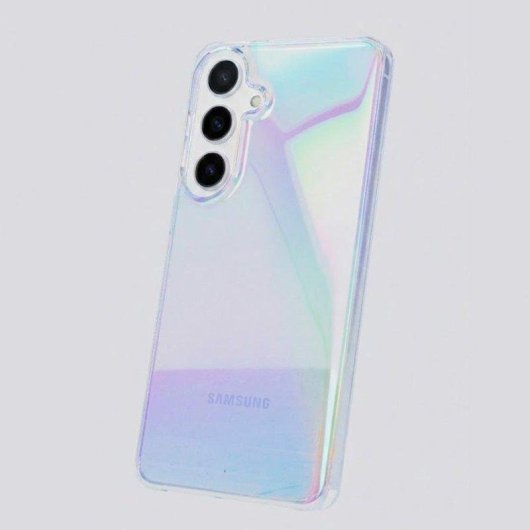 Funda para móvil La Casa de las Carcasas Irisada Antiyellow Transparente para Samsung Galaxy S26