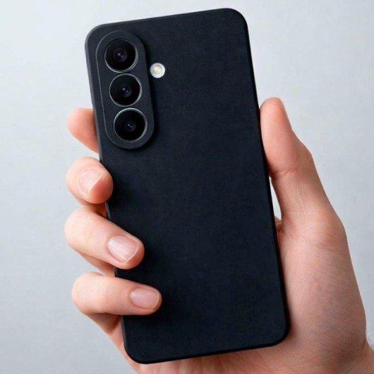 Funda para móvil La Casa de las Carcasas Ultra Suave Silicona Flexible Negra para Samsung Galaxy S26