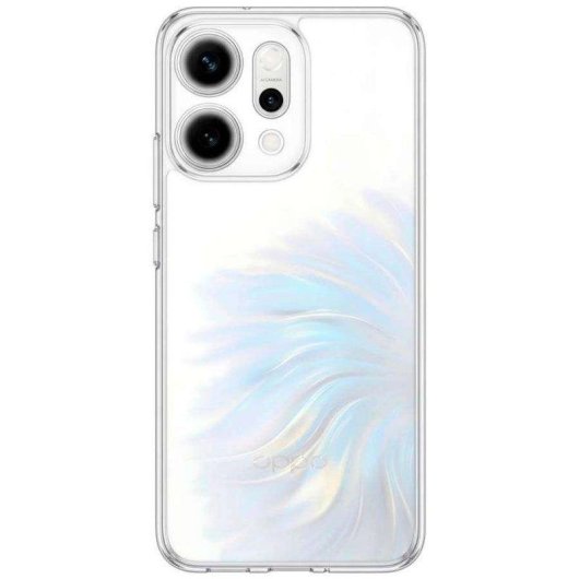 Transparente Antiyellow Hülle La Casa de las Carcasas für Oppo Reno 14