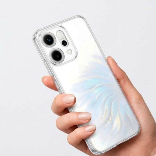 Transparente Antiyellow Hülle La Casa de las Carcasas für Oppo Reno 14